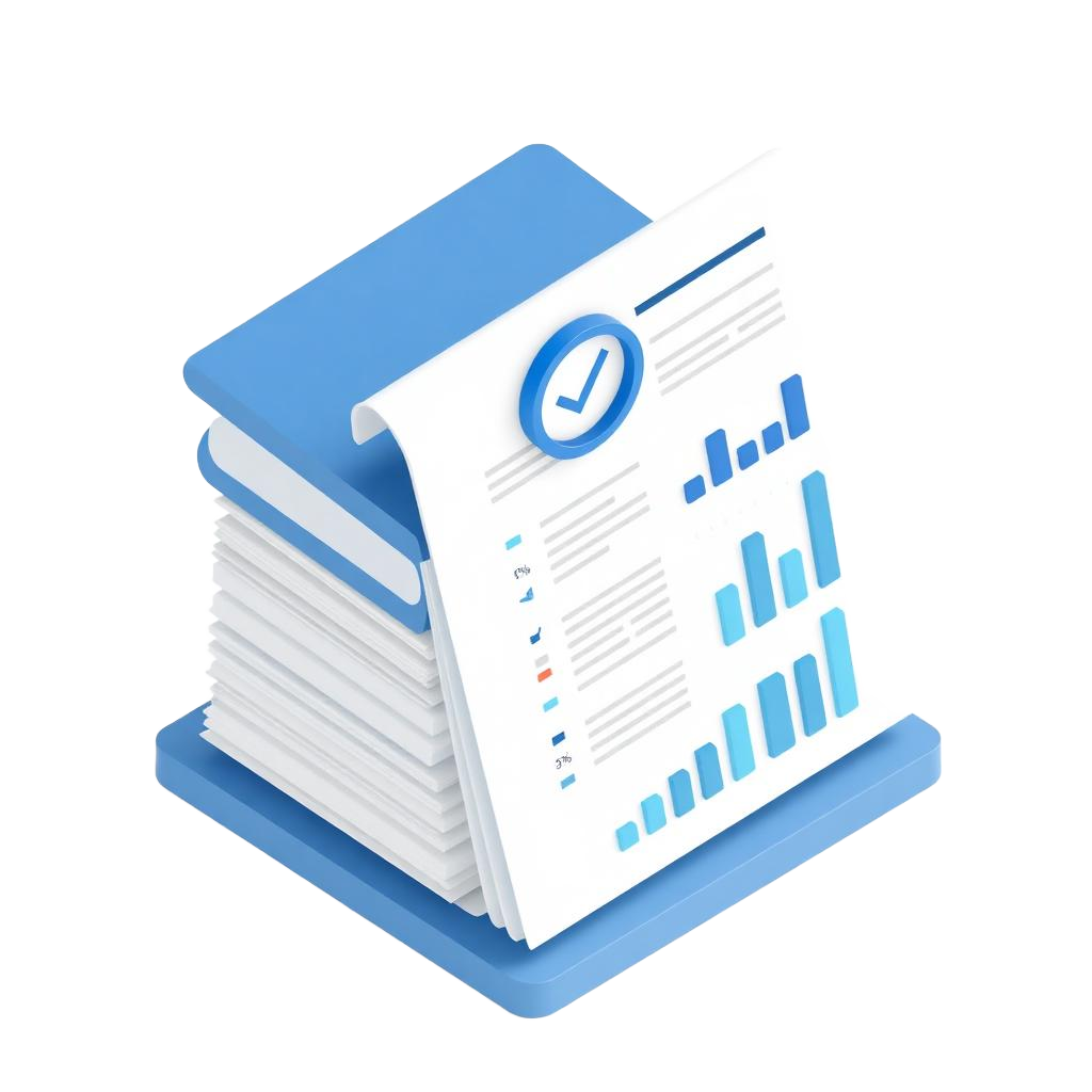 AI detection report with charts and confidence scores